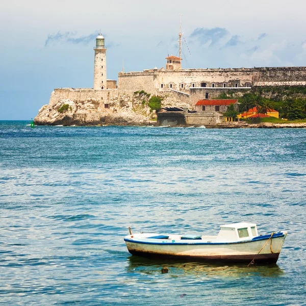 O Castelo de El Morro em Havana — Fotografia de Stock