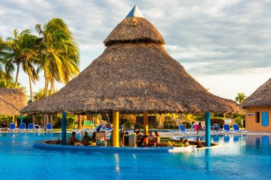 varadero, Küba'ya bir otelde açık havuz