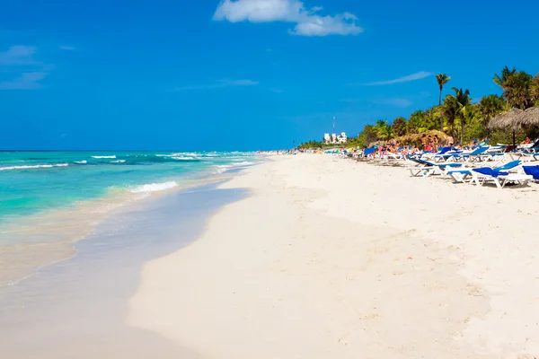 Het prachtige varadero strand in cuba — Stockfoto