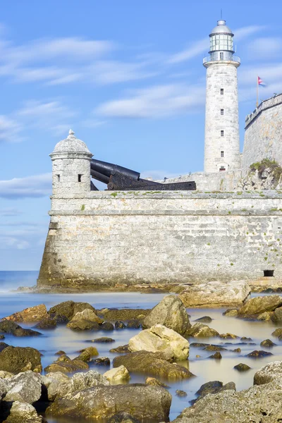 La fortaleza de El Morro en La Habana — Foto de Stock