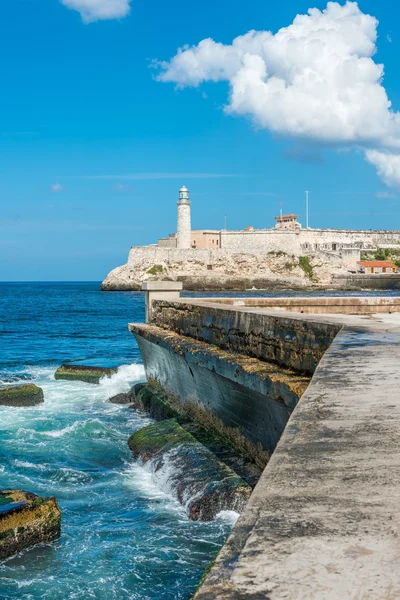 Das schloss el morro in havana — Stockfoto