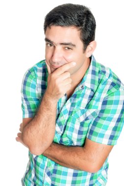 inquisituve komik adam beyaz izole