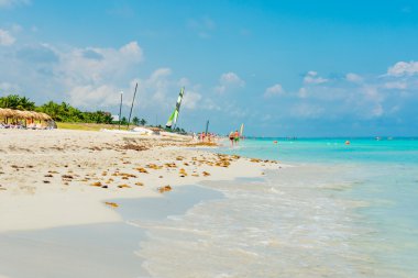 Varadero beach Küba'da bir yaz gününde