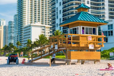 south Beach ikonik cankurtaran Kulesi