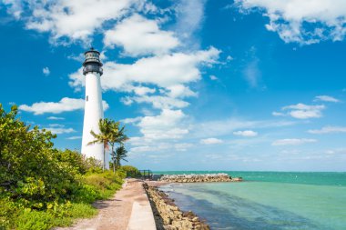 anahtar biscayne, miami ünlü deniz feneri