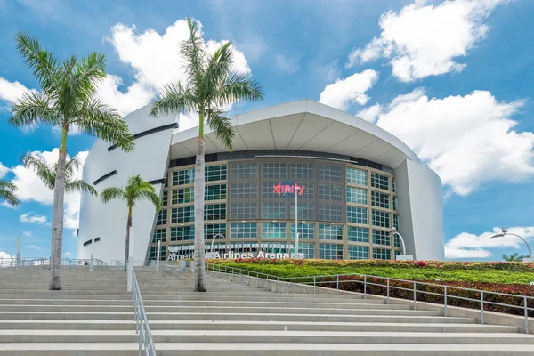 Die Arena der amerikanischen Fluggesellschaften, Heimat der Miami-Hitze — Stockfoto