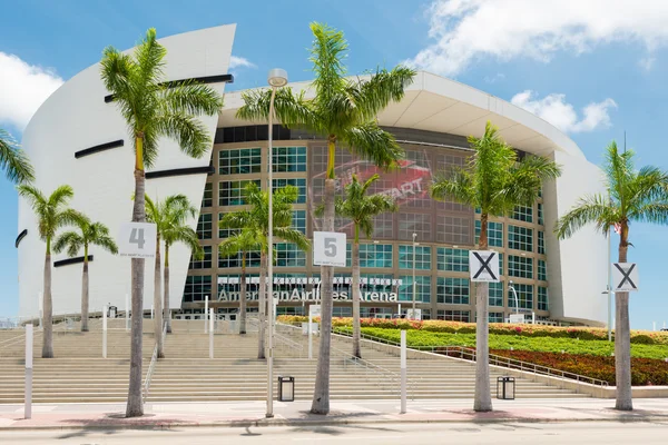 De american airlines arena, thuis van de miami heat — Stockfoto