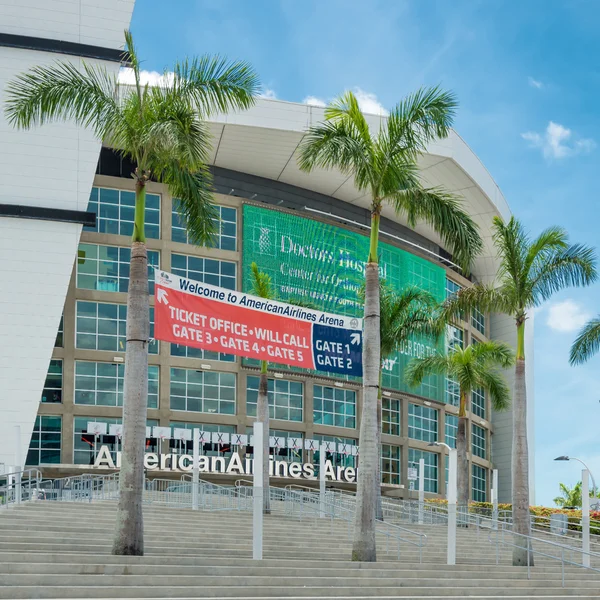 El American Airlines Arena, sede del Miami Heat — Foto de Stock
