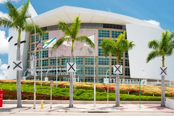 Die Arena der amerikanischen Fluggesellschaften, Heimat der Miami-Hitze — Stockfoto
