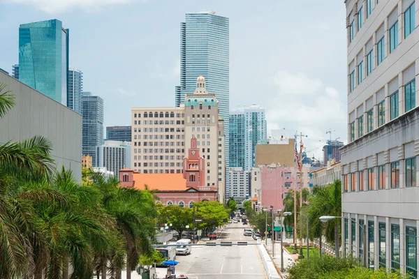 Vista urbana del centro de Miami — Foto de Stock