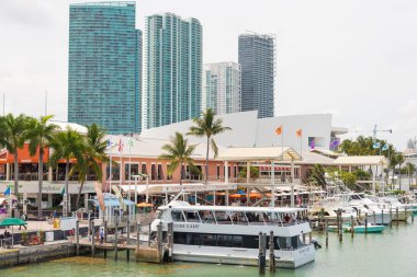 Şehir merkezindeki bayside Market miami