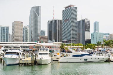 Şehir merkezindeki bayside Market miami