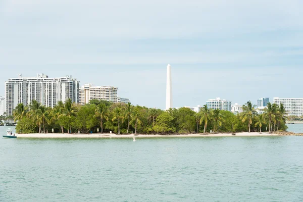 Flagler monument island in Miami — Stock Photo, Image