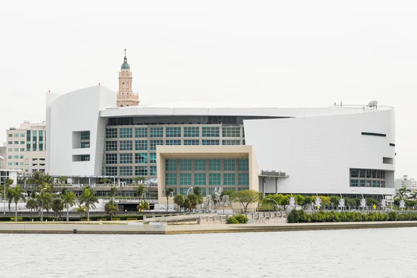 The American Airlines Arena, home of the Miami Heat team — Stock Photo, Image