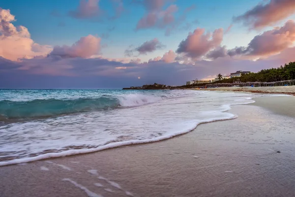 Romantic Sunset Beautiful Beach Varadero Cuba — Foto Stock