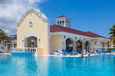 Iberostar Playa Alameda Oteli Küba 'daki güzel Varadero plajında.