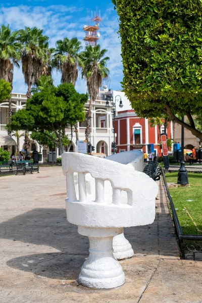 Plaza Grande Bellissima Piazza Principale Della Città Merida Messico — Foto Stock