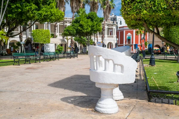 Plaza Grande Krásné Hlavní Náměstí Města Merida Mexiku — Stock fotografie