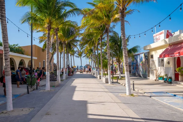 Sisal Yucatan Agosto 2022 Bela Cidade Praia Sisal Perto Merida — Fotografia de Stock