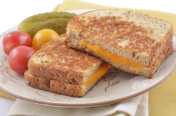 Gegrilde kaas sandwich — Stockfoto