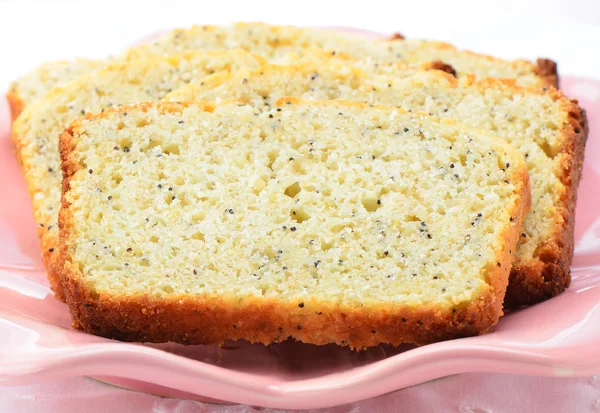 limon haşhaş ekmek dilimleri