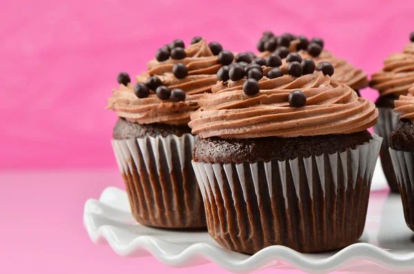 Gourmet Schokolade Cupcakes — Stockfoto
