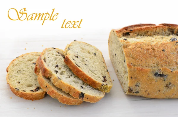 Italian three olive loaf — Stock Photo, Image