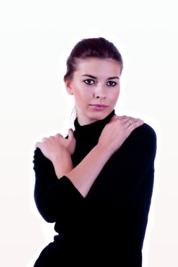 genç güzel kadın - portre