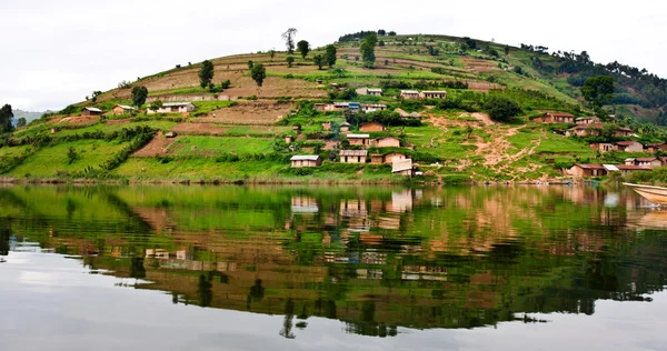 Lake Bunyonyi, Uganda, Afrika — Stock Fotó
