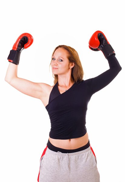 Young beautiful fitness girl