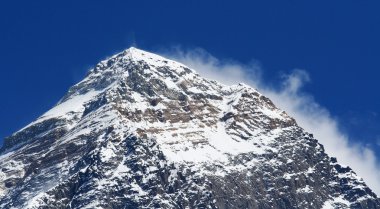 Dünya'nın en yüksek Dağı, mt everest (8850m) nepal Himalayalar.