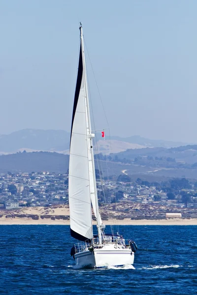 Yacht at sea — Stock Photo, Image