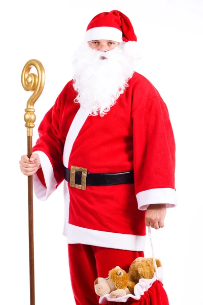 Święty Mikołaj z darami — Zdjęcie stockowe