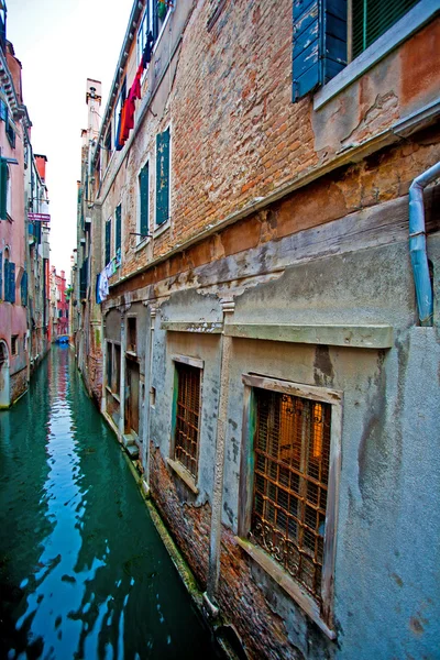 Romantische kanaal in Venetië. — Stockfoto