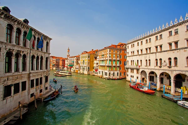 Canale romantico a Venezia — Foto Stock