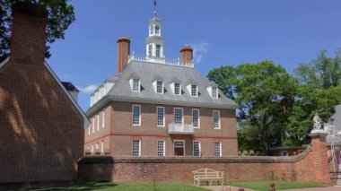 Buildings Buildings of colonial Williamsburg in Virginia, USA, 2022