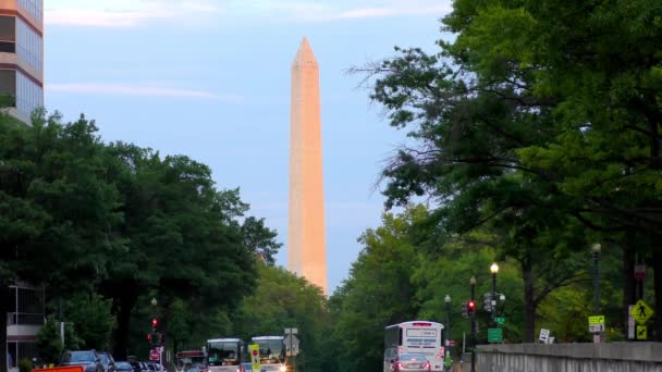 Пам Ятник Вашингтону Вашингтоні Сша Приблизно Травні 2022 Року — стокове відео