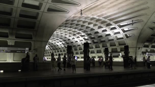 Estación Metro Washington Alrededor Mayo 2022 — Vídeos de Stock