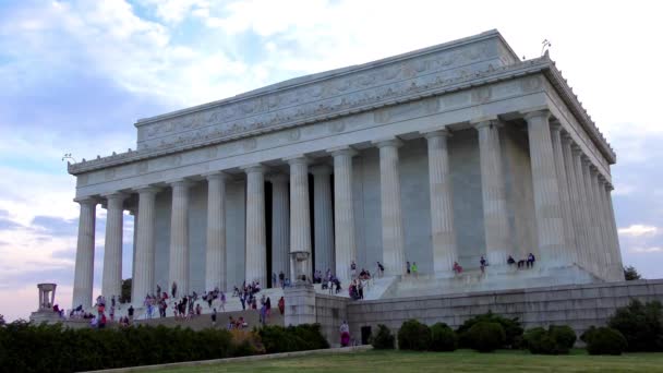Статуя Линкольна Вашингтоне Сша Май 2022 Года — стоковое видео