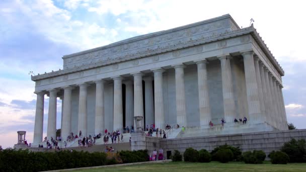 Lincoln Heykeli Washington Abd Mayıs 2022 Dolaylarında — Stok video