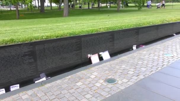 Monumento Segunda Guerra Mundial Washington Alrededor Mayo 2022 — Vídeo de stock