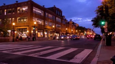 Georgetown, Washington D.C. 'de trafik, yaklaşık Mayıs 2022.