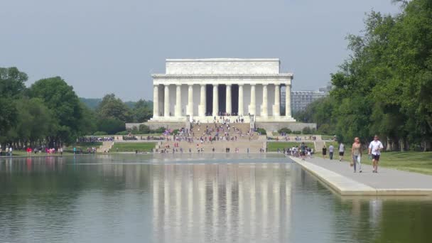 Imagini Lincoln Memorial Building Washington Sua — Videoclip de stoc