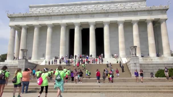 Känd Staty Lincoln Washington Usa Maj 2022 — Stockvideo