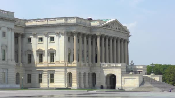 Imagens Famoso Edifício Capitólio Washington Estados Unidos — Vídeo de Stock