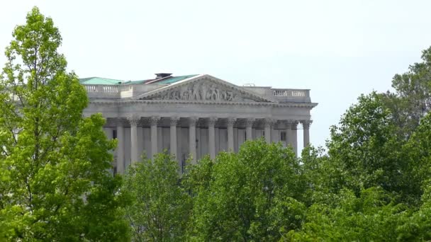 Bilder Från Berömda Kapitolium Washington Usa — Stockvideo