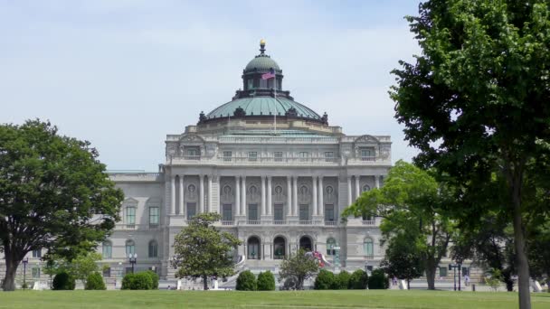 Библиотека Конгресса Вашингтоне Сша Май 2022 Года — стоковое видео
