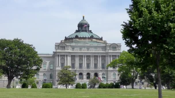 Biblioteca Congresso Washington Eua Por Volta Maio 2022 — Vídeo de Stock