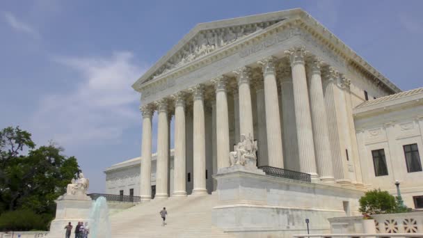Högsta Domstolen Washington Usa Cirka Maj 2022 — Stockvideo
