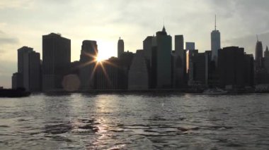 Manhattan skyline, as seen from Brooklyn, New York,